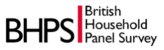 British Household Panel Survey (BHPS)